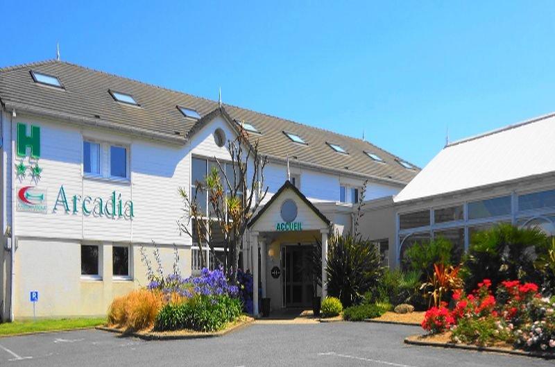 Hotel Arcadia Lannion Exterior foto